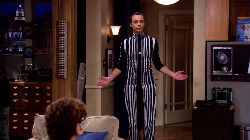 Sheldon is neither sound nor light, but he