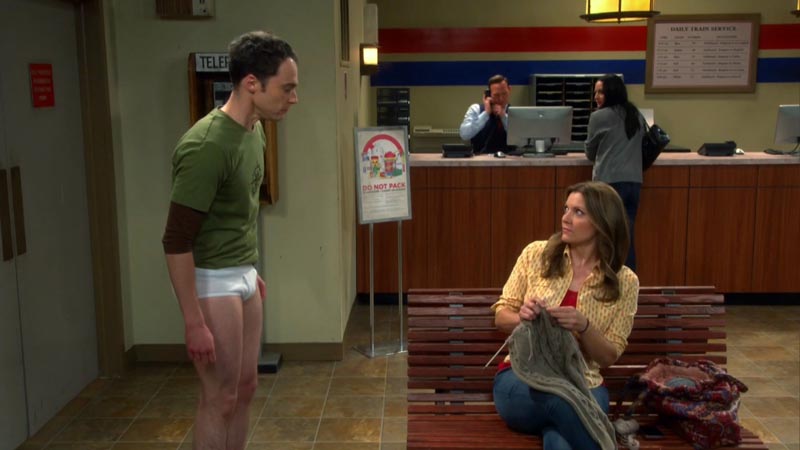 Sheldon: Excuse me. Is it at all possible that you