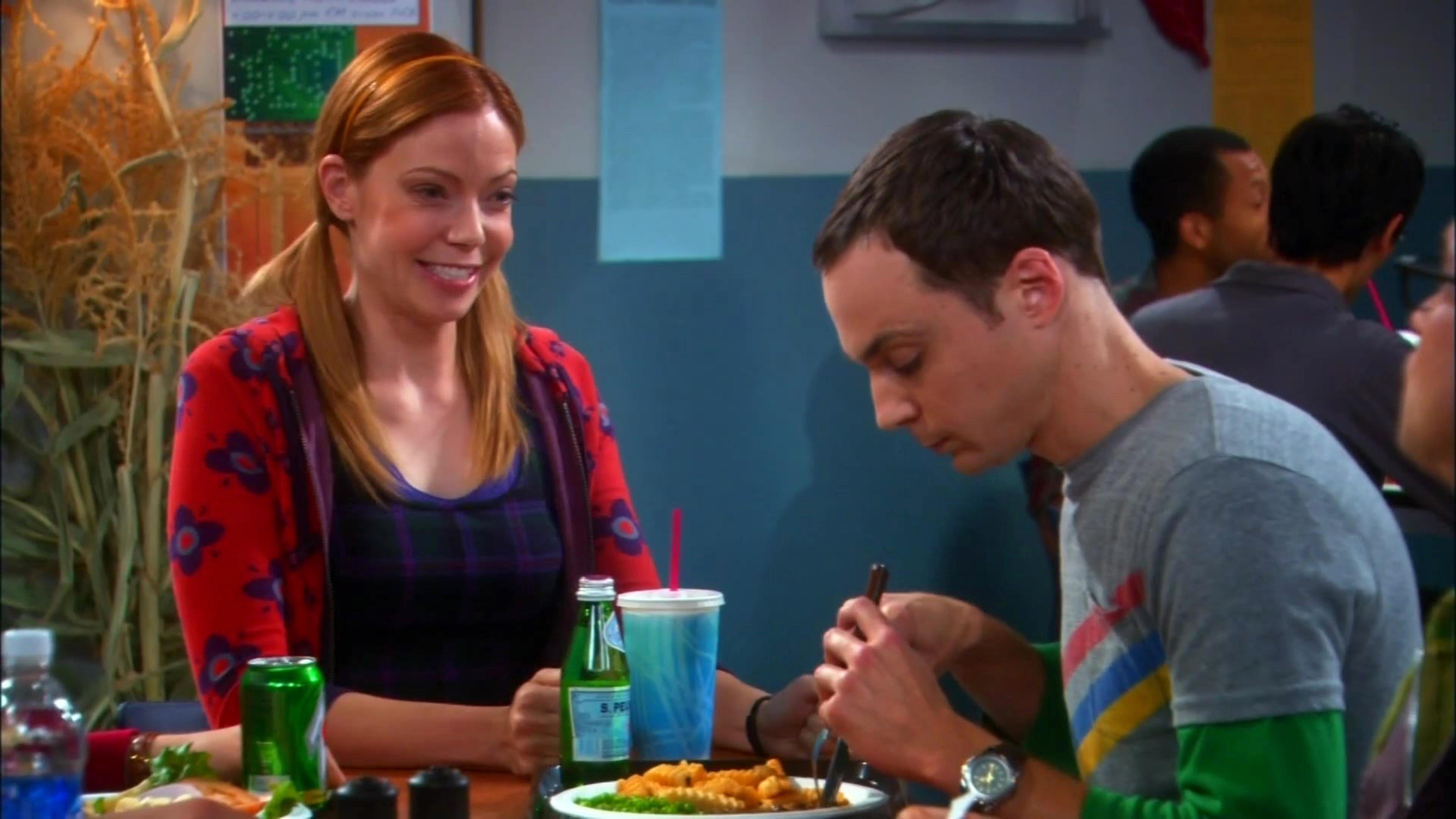 Ramona: I know a terrific little Italian place. Sheldon: I never eat in strange restaurants. One runs the risk of non-standard cutlery.