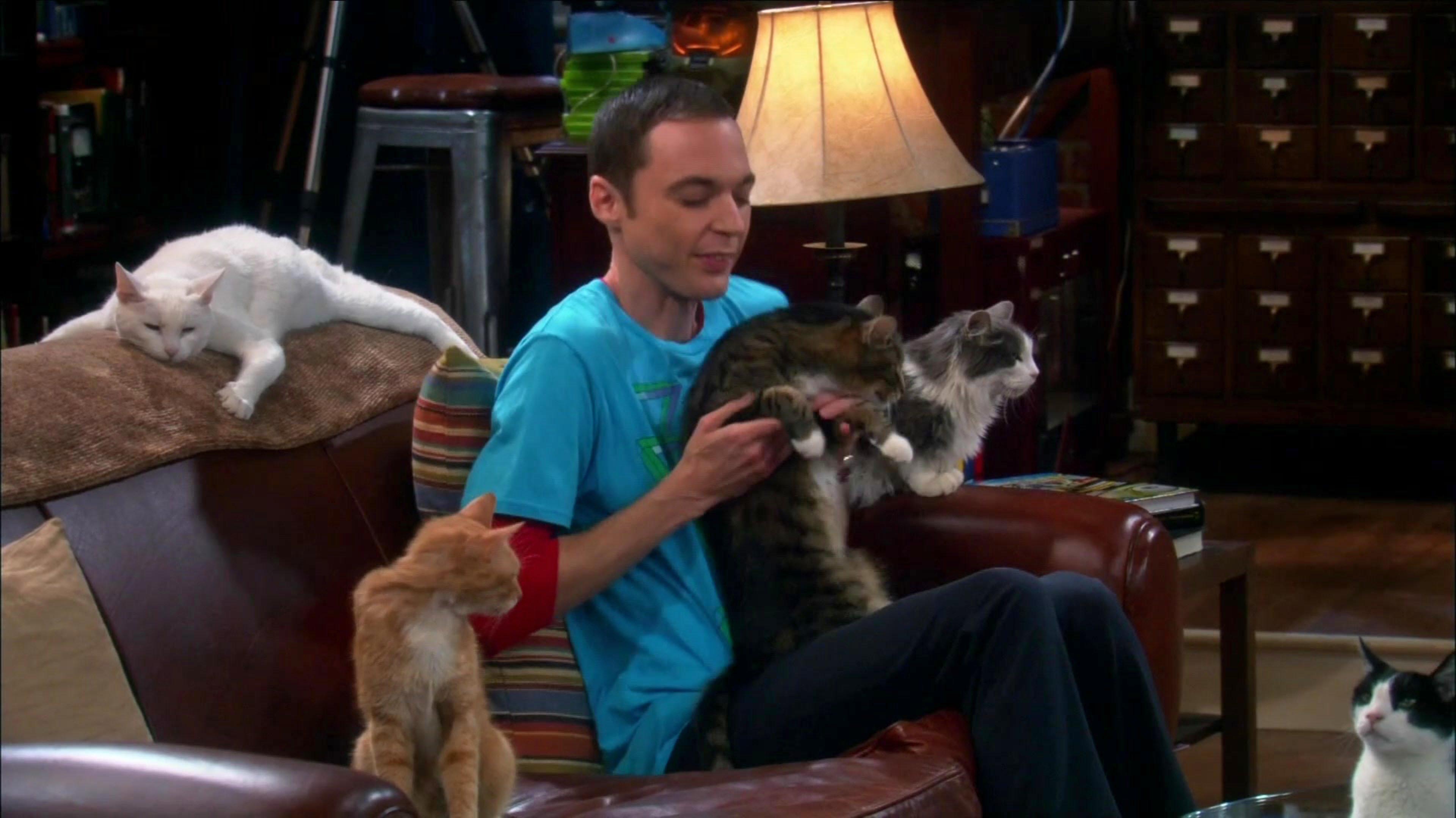 Sheldon: This is Enrico Fermi, Richard Feynman, Edward Teller, Otto Frisch, and Zazzles.  Leonard: Zazzles?  Sheldon: I was going to name him Herman von Helmholtz, but he
