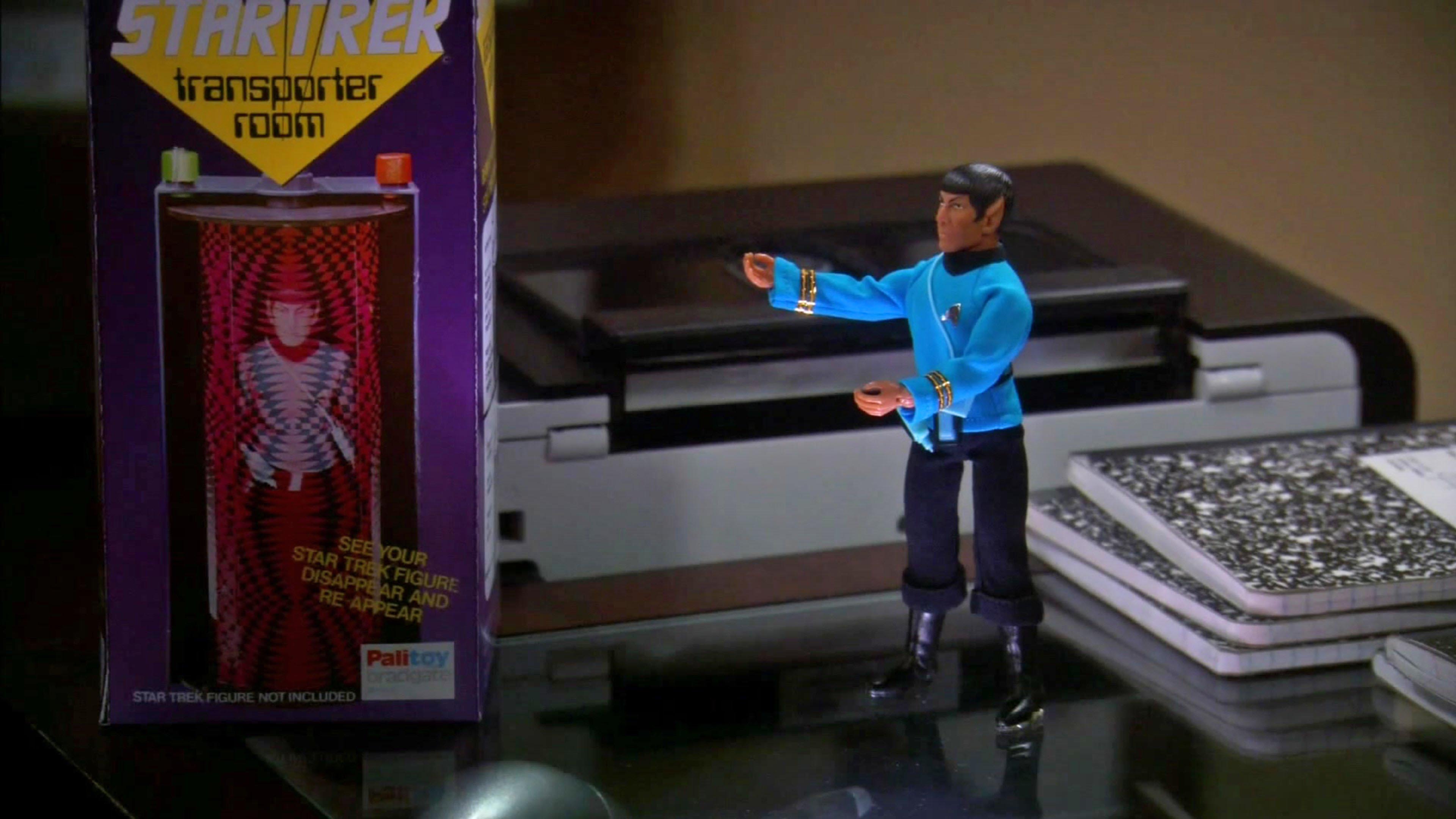 Mr. Spock: Now, to the matter at hand, you need to play with the transporter toy. Sheldon: Yes, but it