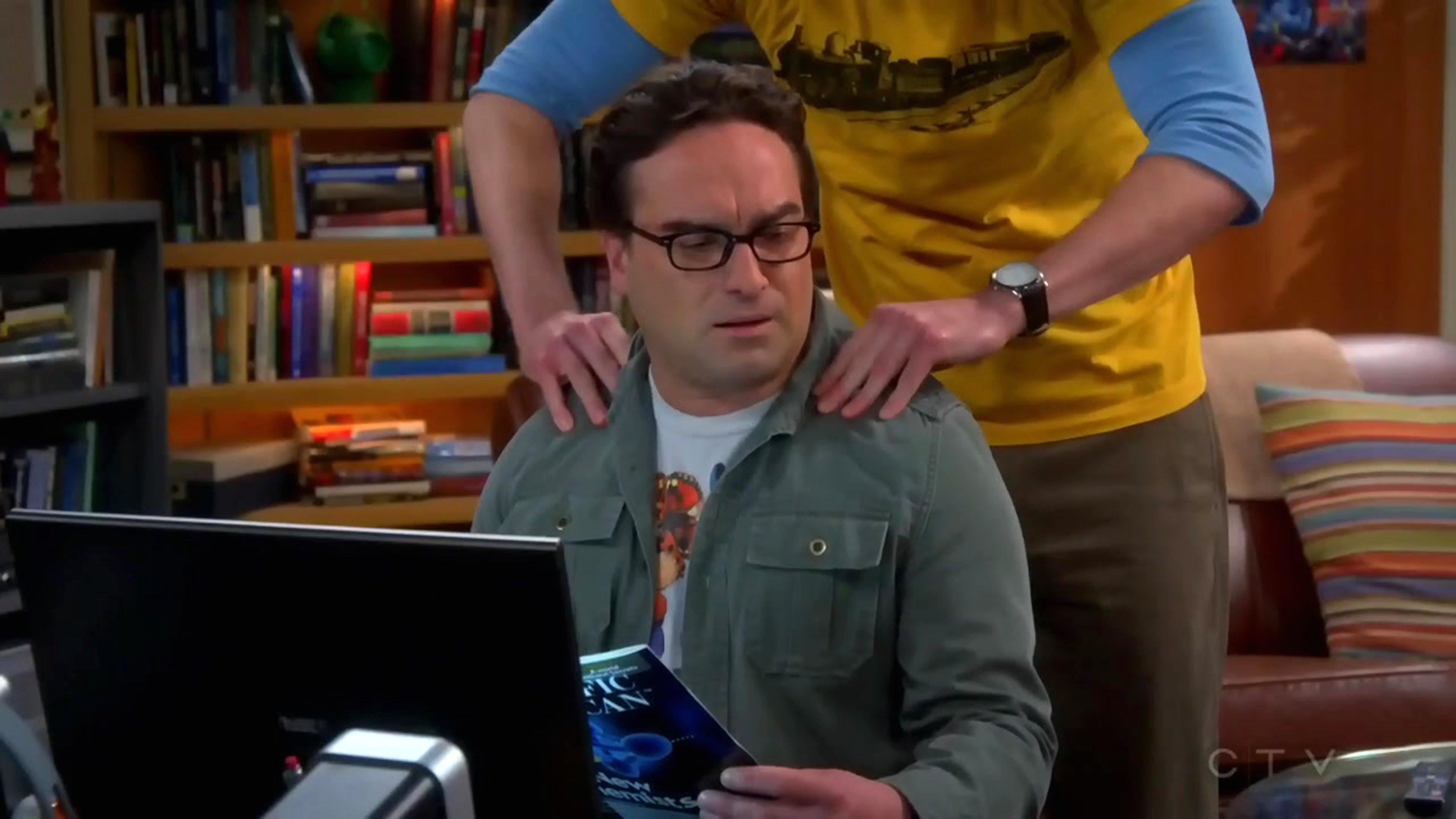 Sheldon: Let the anger go, buddy. You just, you relax all your muscles. Except for your pubococcygeus and anal sphincter. Let