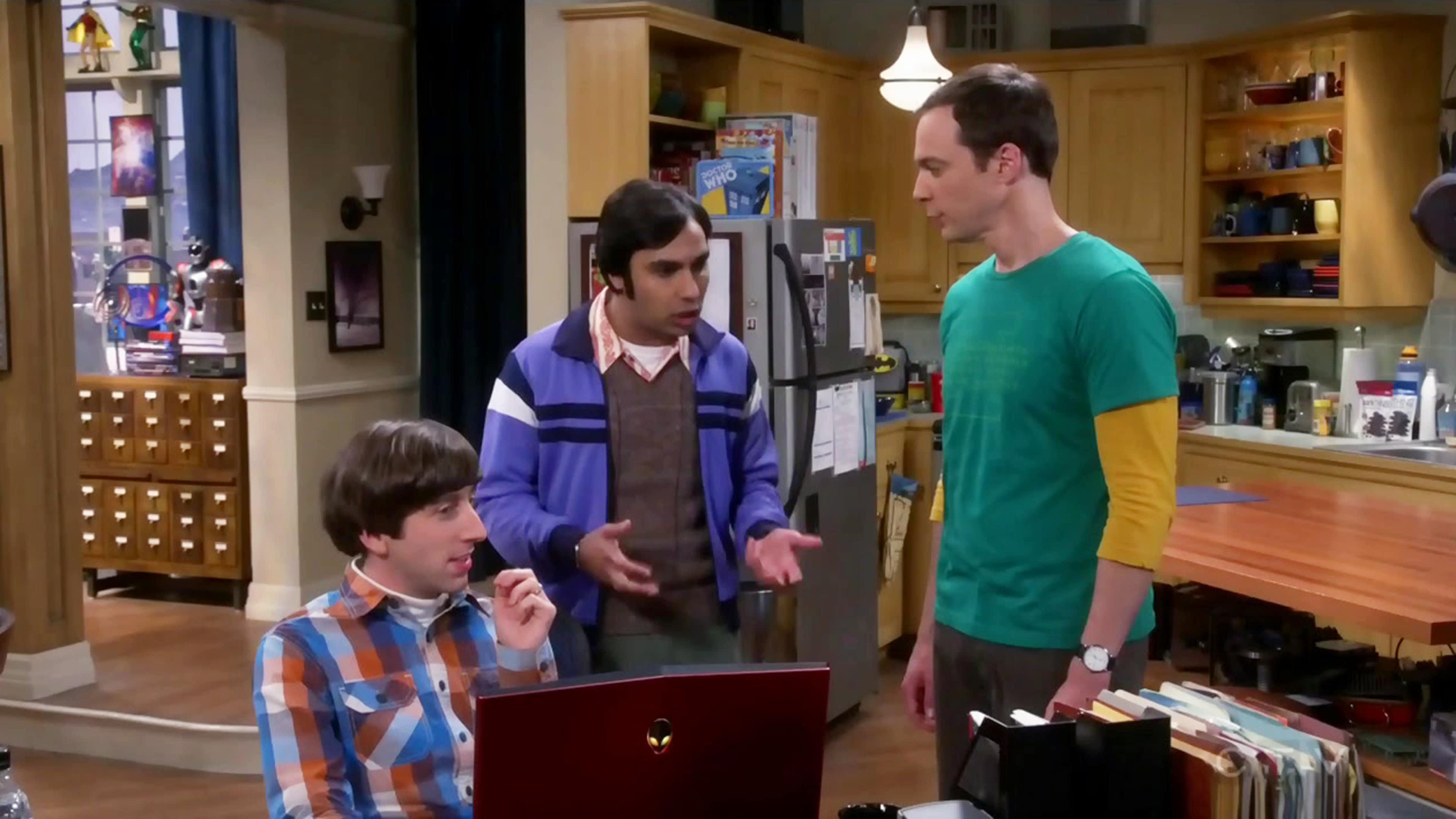 Raj: We could set it up like a scavenger hunt where the last puzzle gives the winner Sheldon
