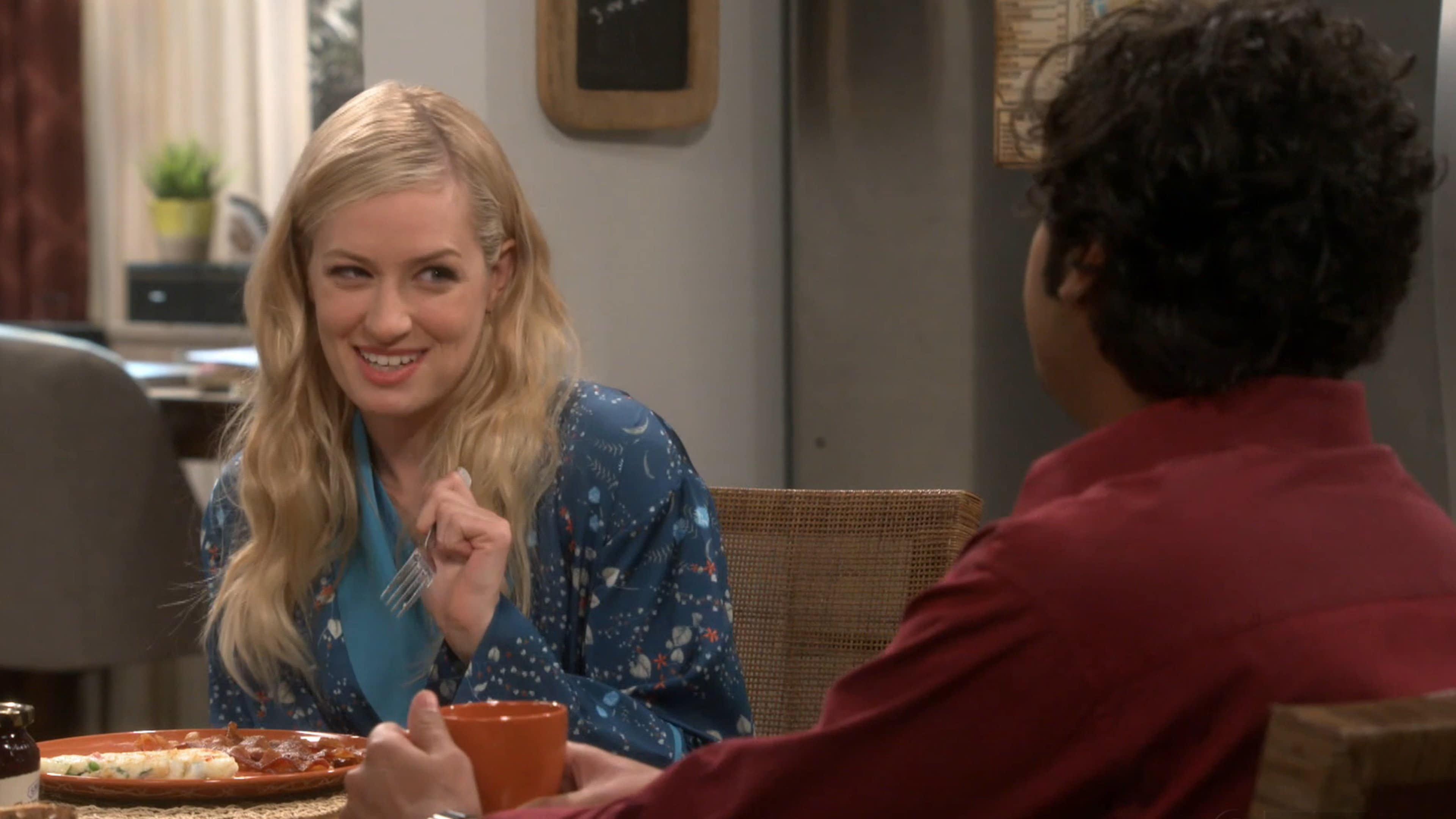 Nell: Oh, my God, this is amazing.  Raj: Which is why I keep an omelet pan in the trunk of my car.