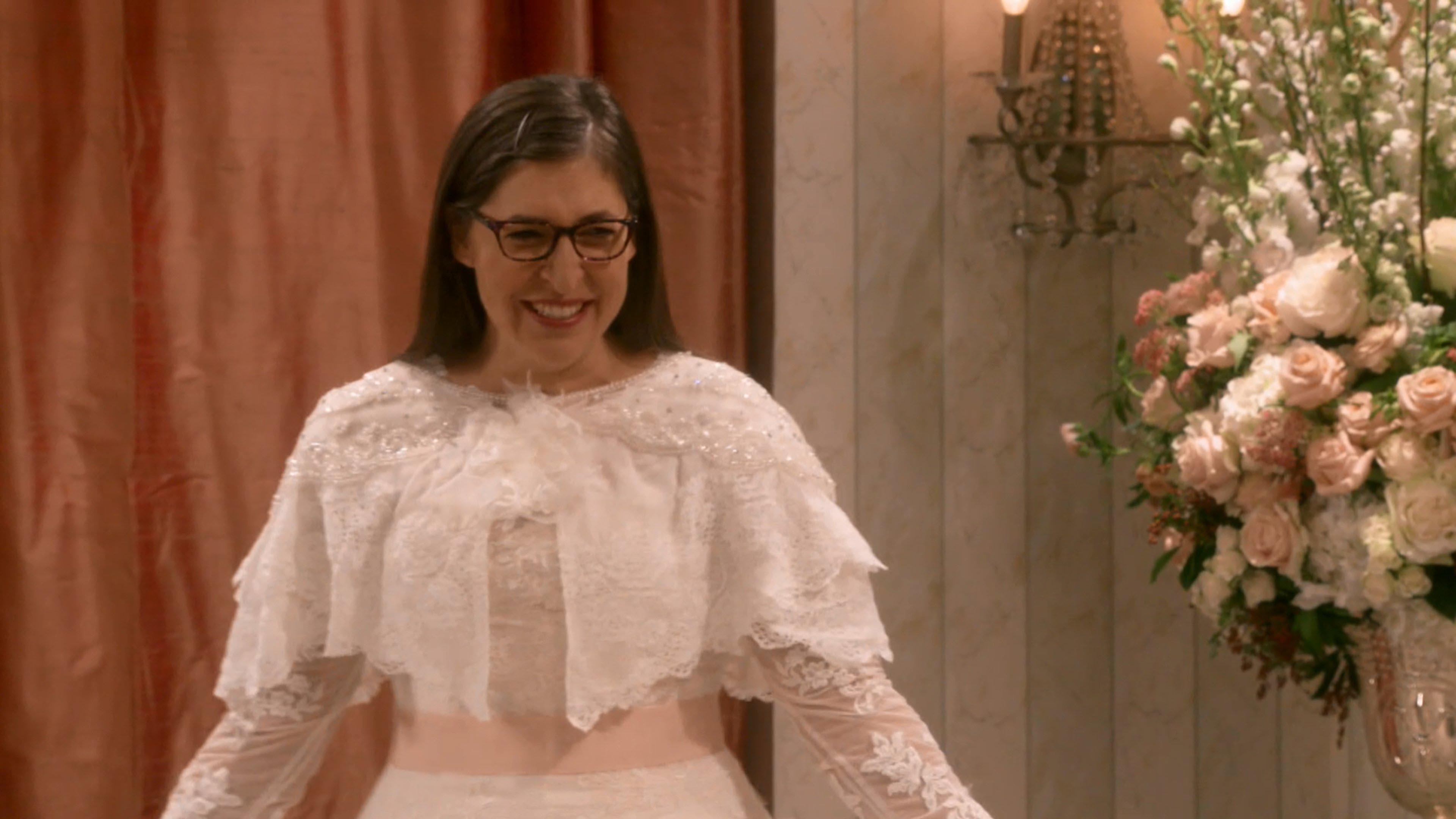 Amy: This is it. This is the one. Do you love it?  Penny: Do you?  Amy: I do.