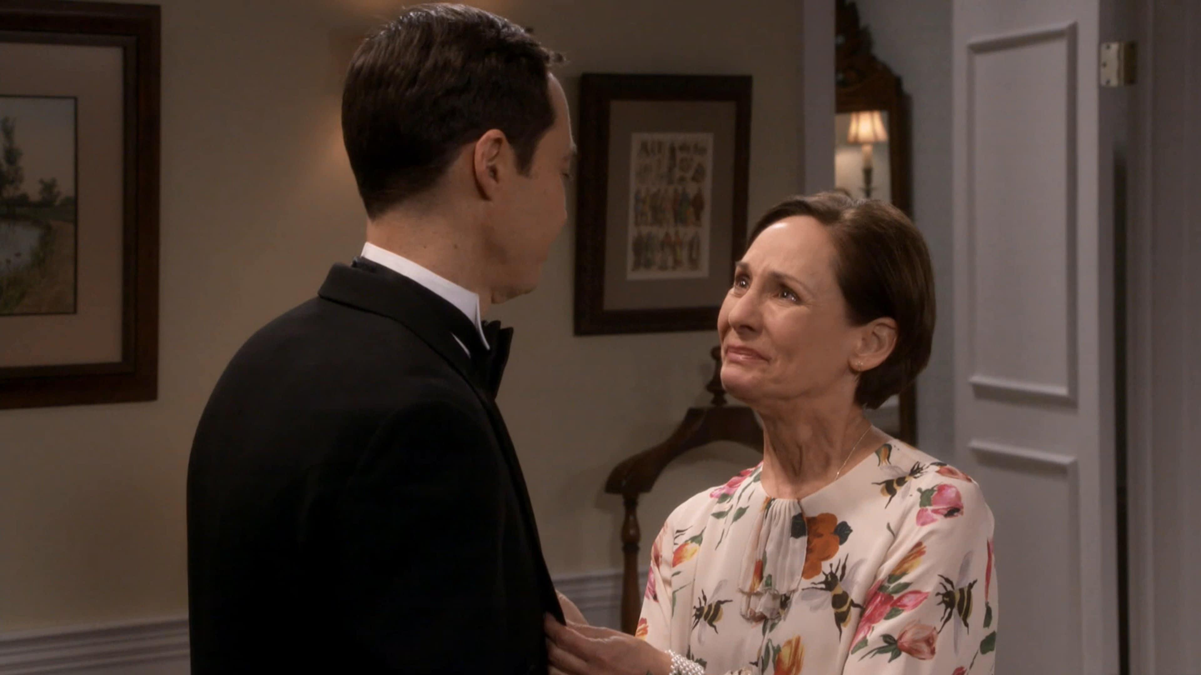 Mary: I wish your dad could see you now.  Sheldon: Me, too.  I miss him.  Mary: He would be so proud of you.